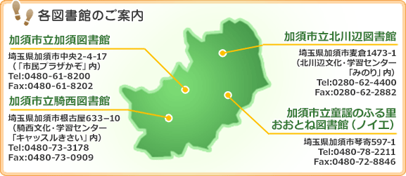 各図書館のご案内