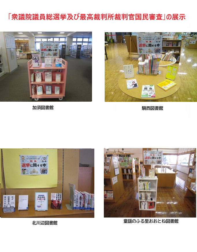 第51回衆議院議員選挙展示